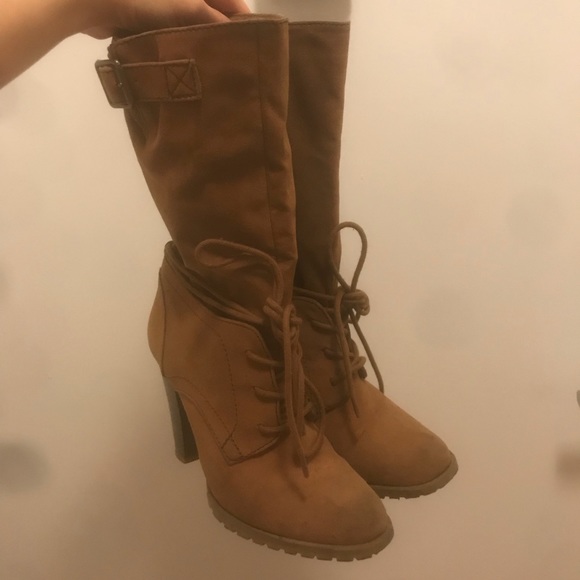 Zara Mid-Calf High Heel Bootie - Picture 5 of 7